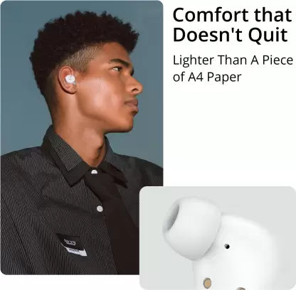 DIZO by Realme Techife GoPods D with Environment Noise Cancellation (ENC) Bluetooth Headset DIZO by Realme Techife GoPods D with Environment Noise Cancellation (ENC) Bluetooth Headset